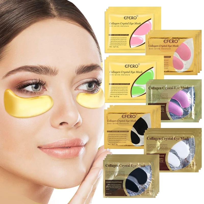 Eye-Mask Hydrogel-Patches Crystal Pads Skin-Care Remove-Dark-Circles Collagen for Firming