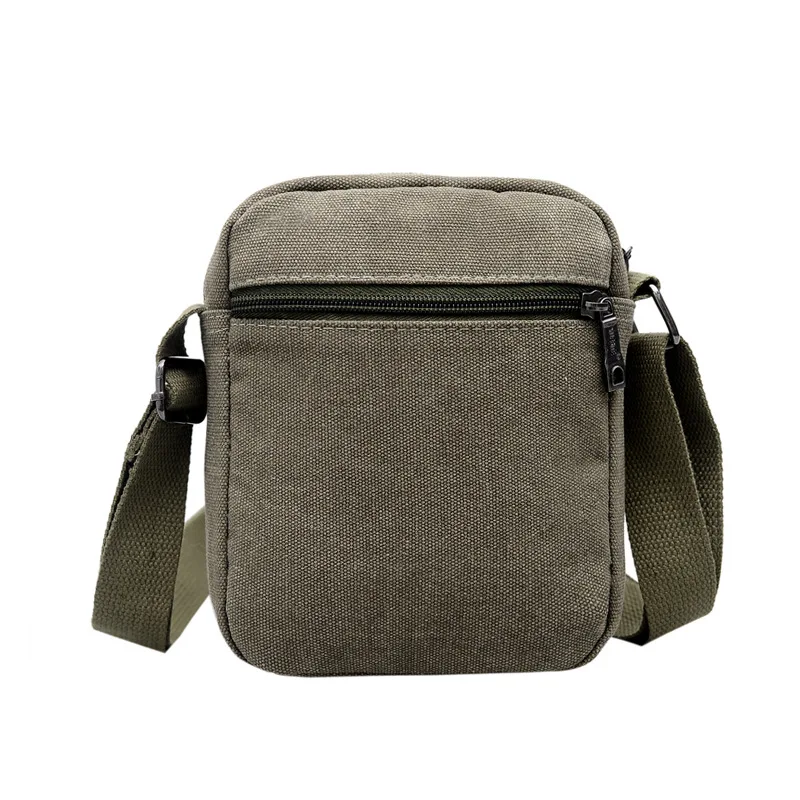 

Men One Shoulder Canvas Bag Simple Business Casual Handbag Large Capacity Shoulder Travel Bag Versatile Commuter Bag