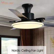 Скандинавский потолочный вентилятор с световыми комплектами 36 46 56 дюймов промышленный круглый веер с пультом дистанционного управления тихий энергосберегающий вентилятор