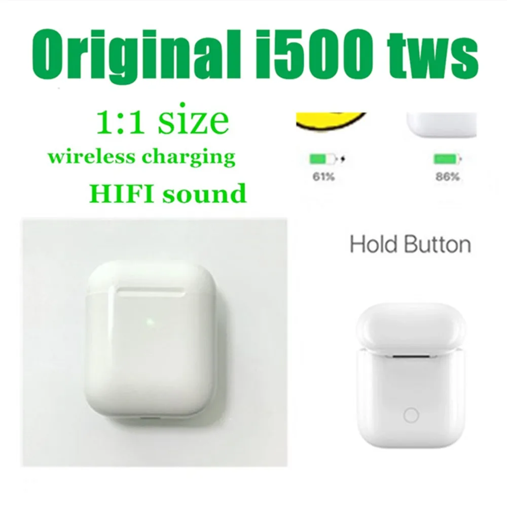 Новинка i500 TWS, беспроводные Bluetooth 5,0 наушники, супер бас звук, наушники, беспроводные наушники, не W1 чип pk i20 i80 i100 i200 TWS