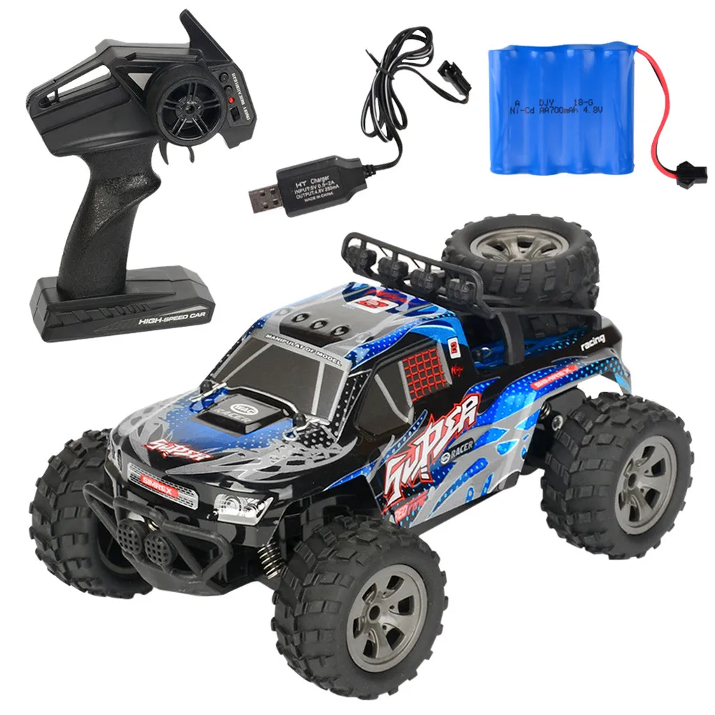 1:18 Climbing RC Car 2.4Ghz 4WD Scale Trucks 20KM/h high speed wltoys Remote Control Toys for Children gift 2019 new Z12 | Игрушки и
