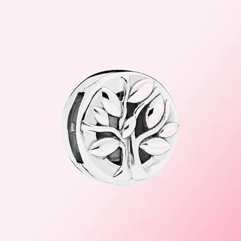 

100% 925 Sterling Silver Mother's Day Reflexions Tree of Life Clip Charm High Quality Fashion Women's Jewelry Factory Direct