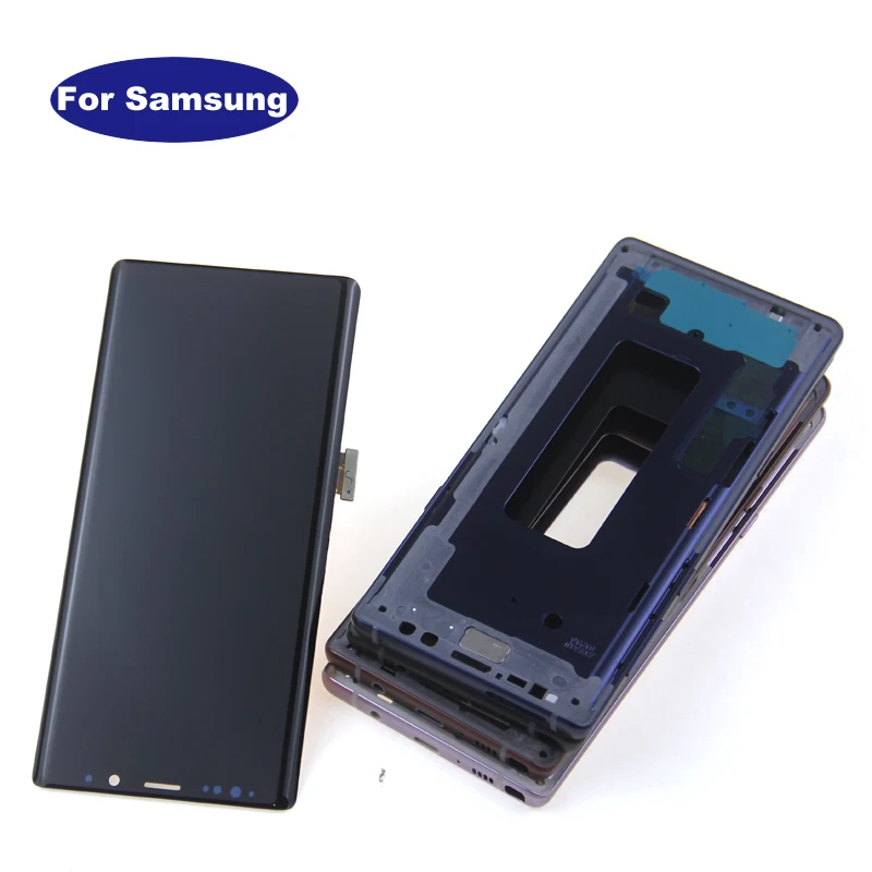 Super Amoled для SAMSUNG Galaxy Note 9 Note9 дисплей N960F N960D N960DS сенсорный экран дигитайзер в сборе +