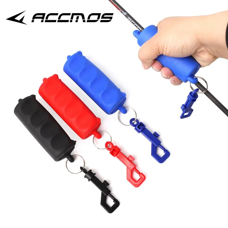 Description Picture 2 of item1PC Archery Shoot Bow Arrow Puller Outdoor Silica Gel Remover With Keychain Tool Shooting Target Accessory