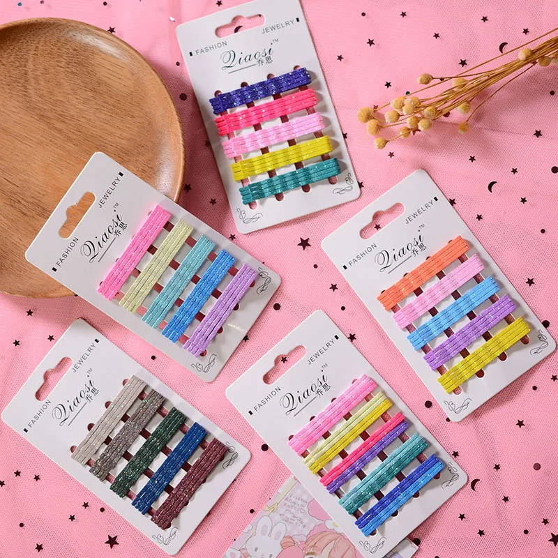 

20 Pcs/set Colorful Hairgrips Invisible Hair Clip Pins Barrette Metal Hairpins For Women Girl Simple Children's Hair Accessories