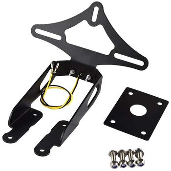

Motorcycle License Plate Holder License Bracket Tail Tidy Mudguard Eliminator for Kawasaki Z650 Z 650 Ninja650 2017-2019