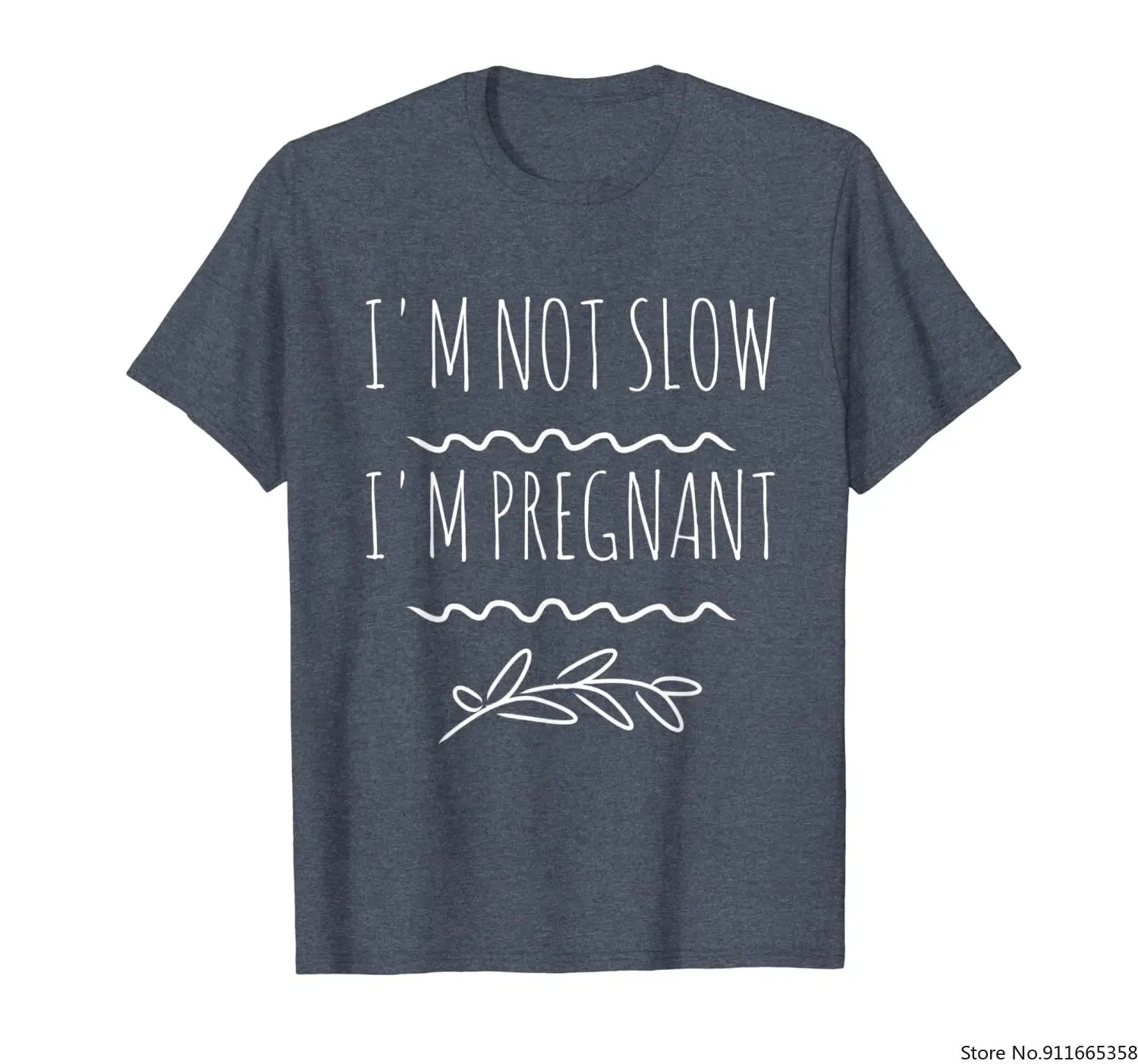 Camiseta eu não sou lento eu estou grávida do presente do dia das mães