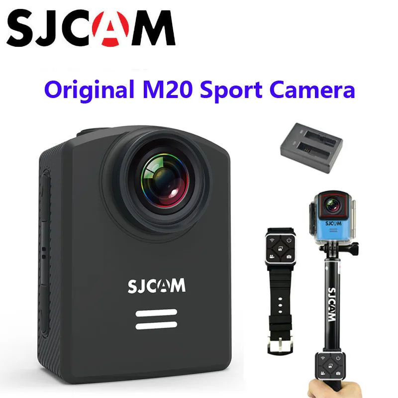 ¡Envío Gratis! SJCAM-Cámara de acción deportiva M20, Wifi, giroscopio, HD, 2160P, 16MP, Bluetooth, reloj con temporizador automático, control remoto