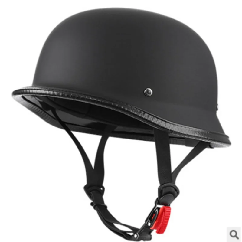 Motorcycle Helmet Half Face Vintage Retro German Scooter Men's Head Safety Protection Gear Motorbike DOT Approved | Автомобили и