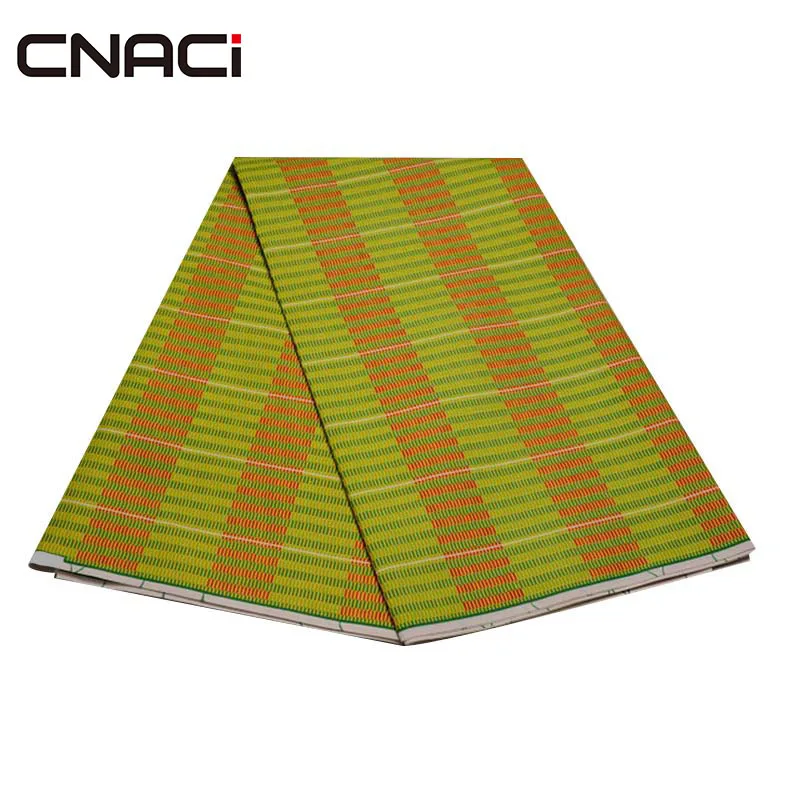 CNACI Новая африканская ткань Гана Kente 6 ярдов Гана ткань Африканская мода Kente Ткань Гана Tissu пэчворк