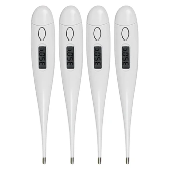 

4PCS Digital Electronic Water Thermometer for Household Use Baby Thermometer with Prompt Function Oral Electronic Thermometer.