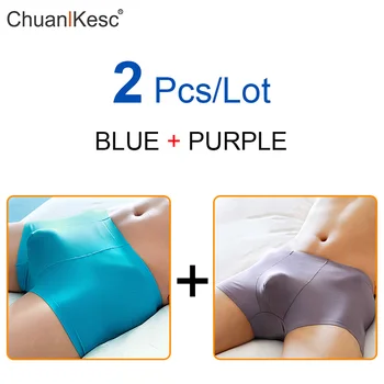 

2Pcs Men's Boxer Pants Breathable Mesh Youth Sexy Sports Shorts Fresh And Traceless Sweat Absorption Fast Drying Underwear Trend