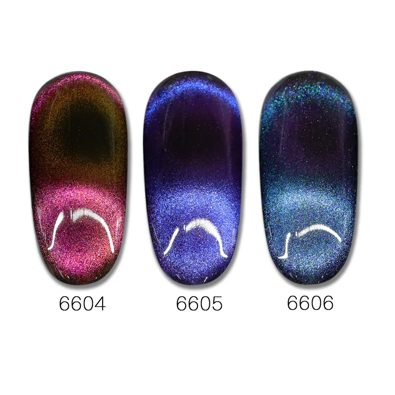 3 шт ibdel 9D Galaxy Cat Eyes светодиодный Гель-лак для ногтей Хамелеон для использования с магнитом УФ-лак для ногтей Блестящий гель нужен черный базовый слой - Цвет: Set 2