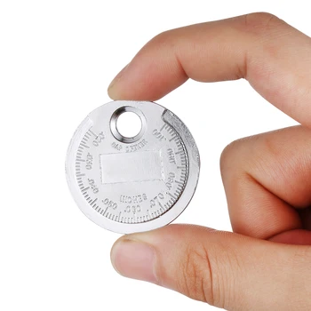 

1PC Spark Plug Gap Tool Measurement Coin Type Gauge Gage High Quality Auto Accessories 0.5 to 2.5mm