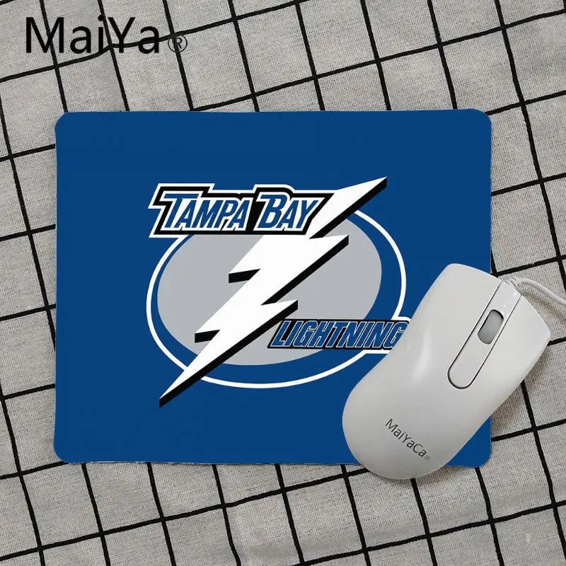 Maiya высокое качество Tampa Bay Lightning ice hockey высокоскоростной коврик для мыши Лидер продаж подставка под руку мышь