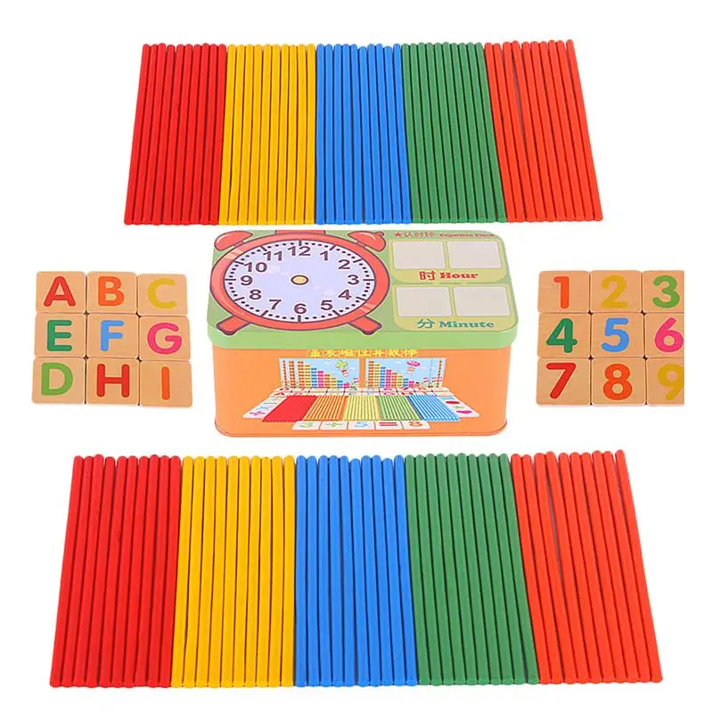 

1 Set Math Toy Portable Safe Durable Educational Toy for DIY Home Kids