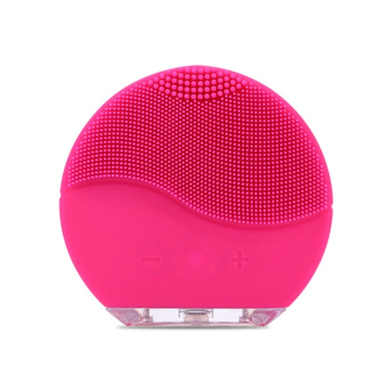 

Electric Vibration Facial Cleansing Brush Skin Remove Blackhead Pore Cleanser Waterproof Silicone Face Massager