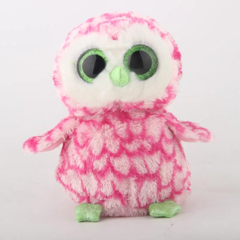 Ty Beanie животные Новинка пузырьковая игрушка Сова 15 см