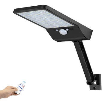 

KDL Led-Solar-yard-path-Light Garden-Security-Lamp Power-Motion-Sensor remote control Outdoor Waterproof Ip65 Rotable#