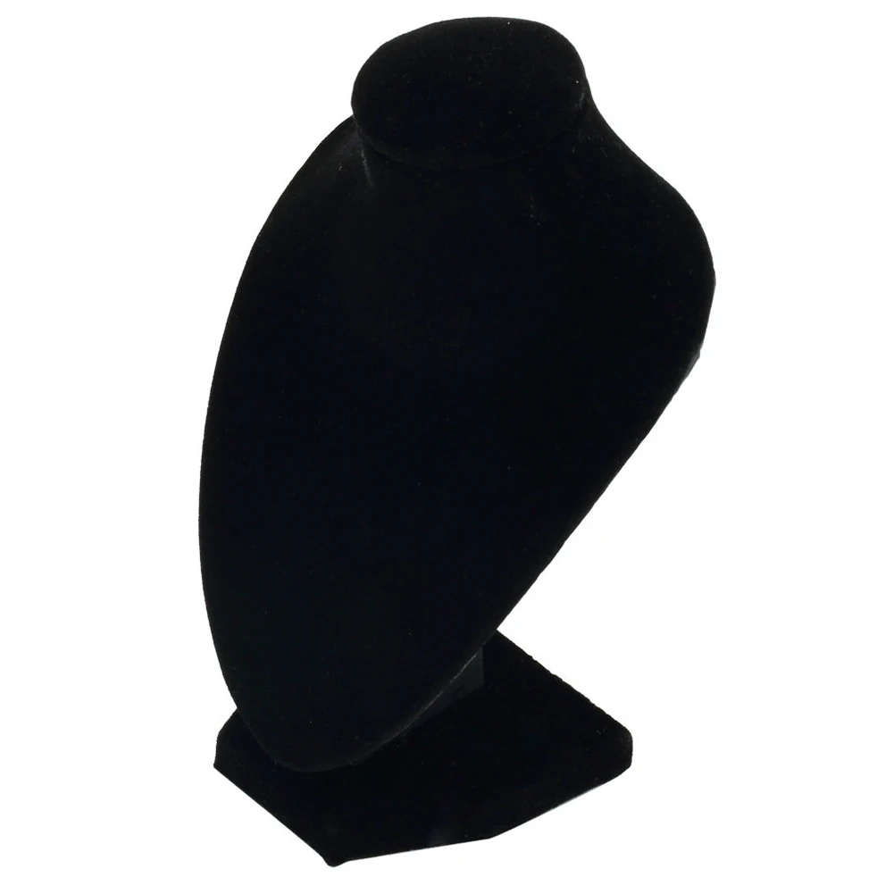 Черный манекен ожерелье ювелирные изделия кулон дисплей стенд держатель Показать Украшение
