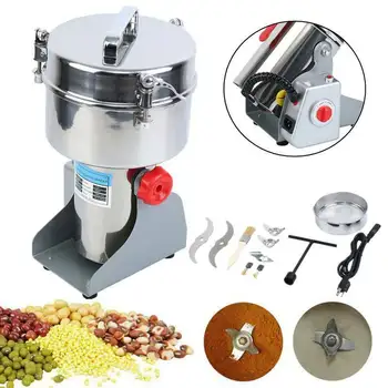 

Yonntech 2000g Electric Grain Grinder Machine High Speed Swing Type Mill Powder Machine for Grinding Various Grains Spice Herb