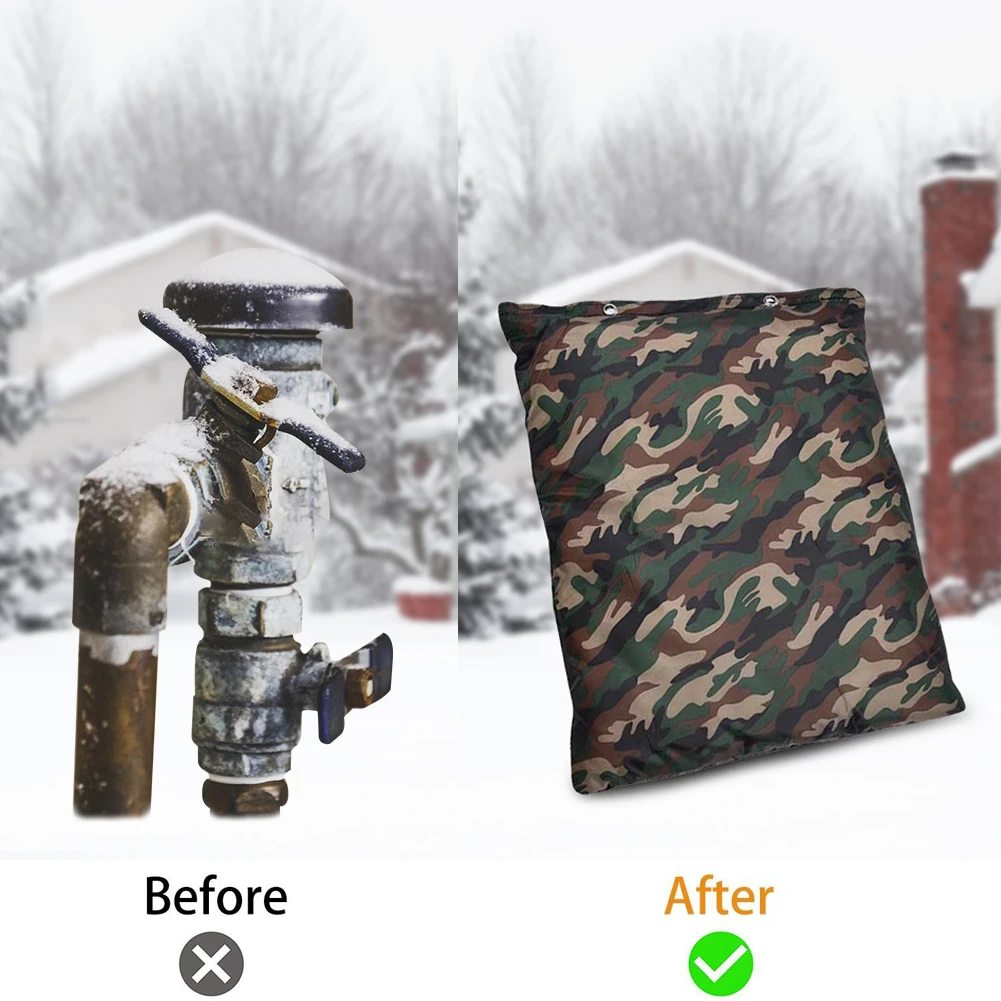 Домашняя защита от замерзания, изоляционная сумка для труб, зимняя защита от обратного потока, спринклер, орошение, Открытый водонепроницаемый чехол, практичный