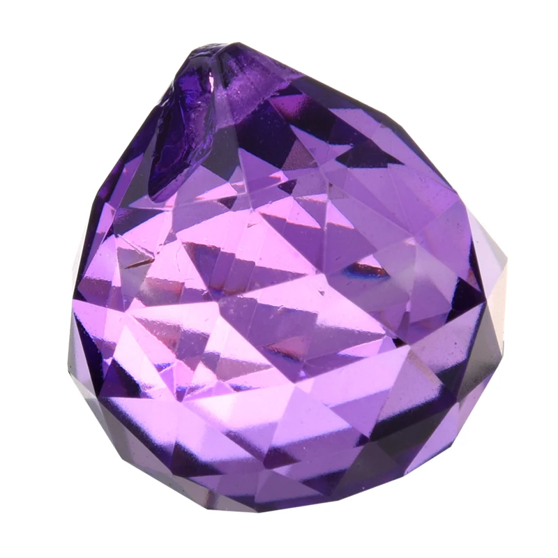 30 мм Фиолетовый Кристальный шар призмы