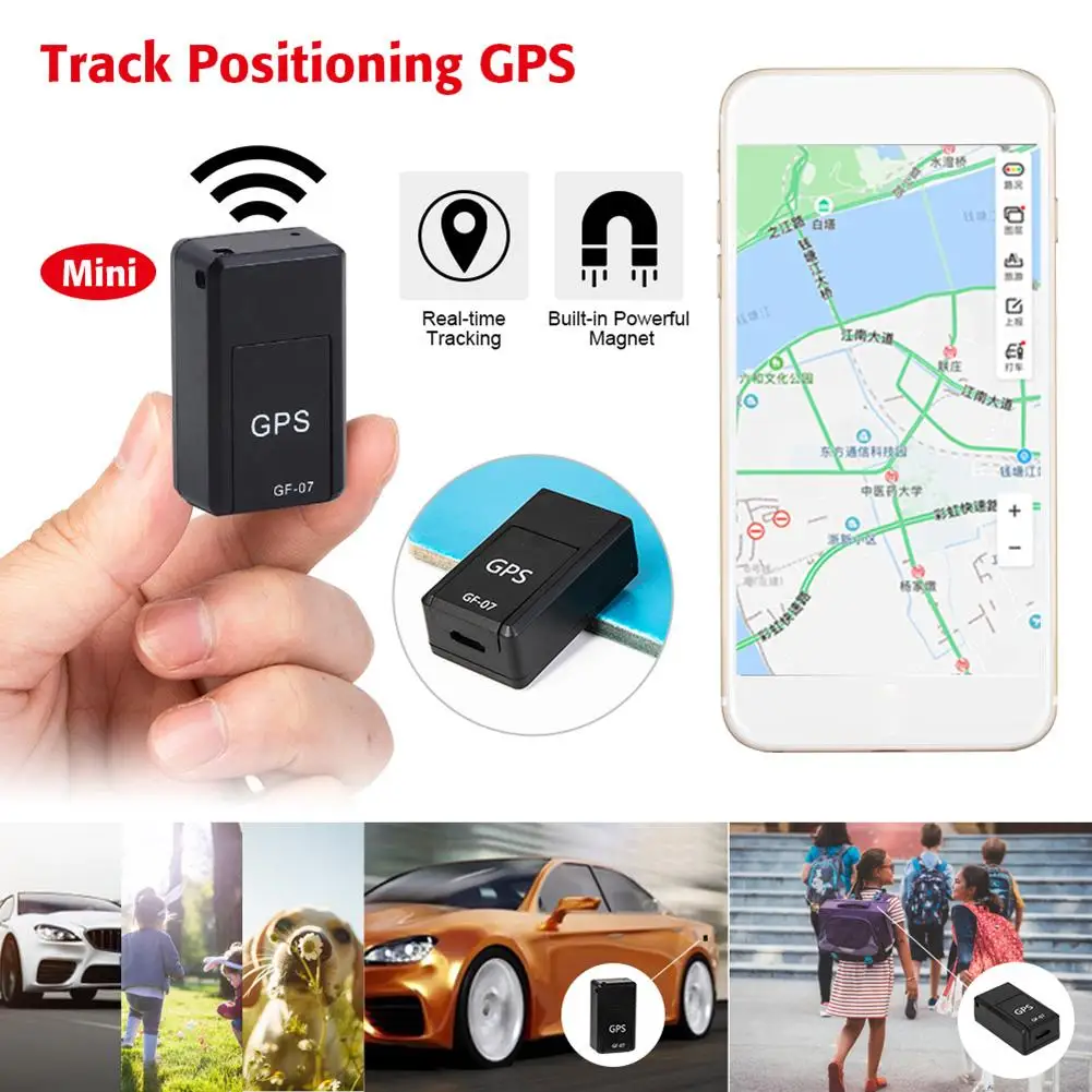 GF07 автомобильный мини gps трекер в режиме реального времени магнитный