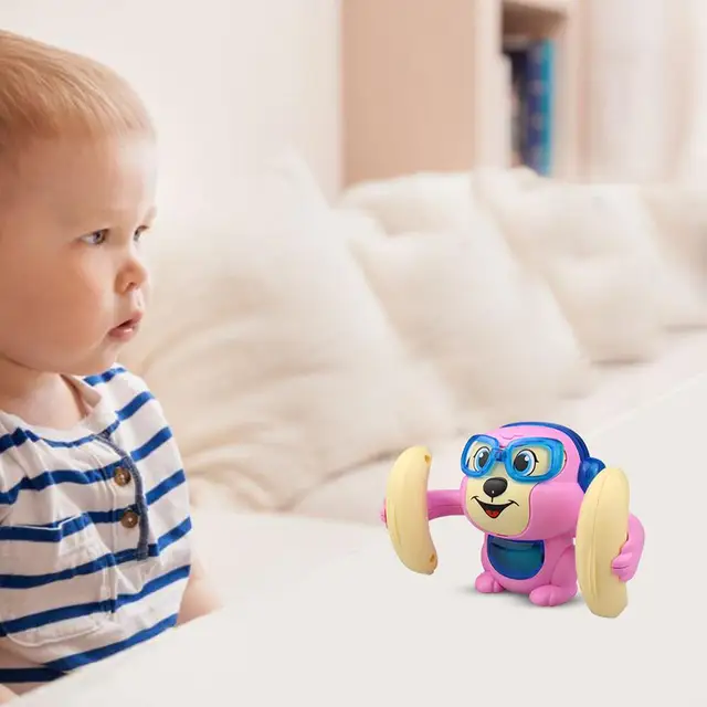 New Baby Toys Fun Electric Tumbling Monkey Lighting Sound Control Induction Toys Infant Early Educational Toys For Children Gift 5