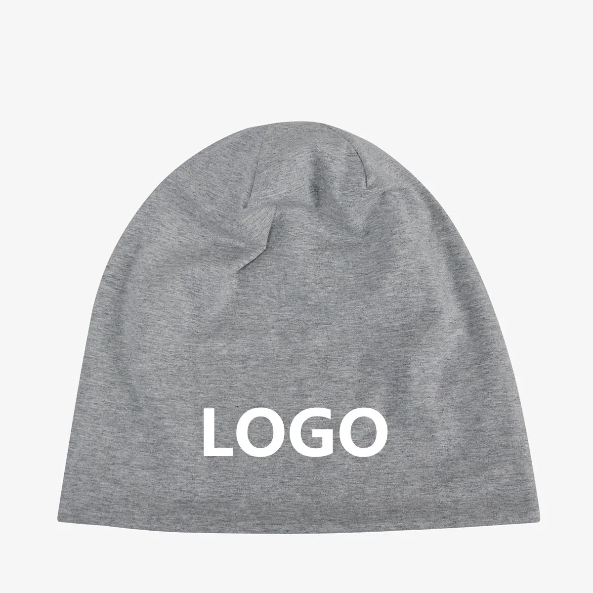 Custom Cotton Beanies for Women Personalized Winter Knit Beanie Hat Winter Warm Thick Skull Cap Print Logo 4