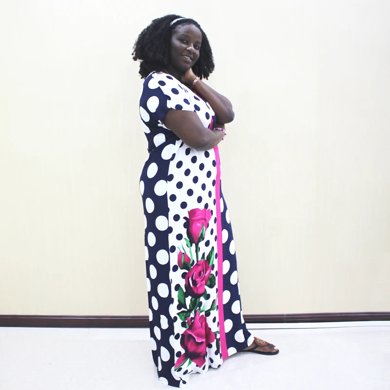 Комплект из обуви в африканском стиле с рукавами и отпечатанными узорами, в стиле крыльев летучей мыши Абая длинное вечернее платье Африканское платье для Для женщин вечернее платье
