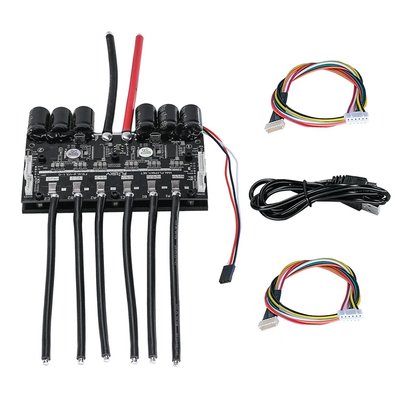 

FLIPSKY Dual FSESC6.6 Based Upon VESC6 with Aluminum Heatsink for Electric Surfboard Rc Car Drone E-Bike Dual FSESC6.6