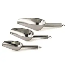 Горячие нержавеющей стали толстой лопатой льда муки зерна барбекю совок для конфет буфет Бар инструменты Свадебные вечерние бар аксессуары для кухни