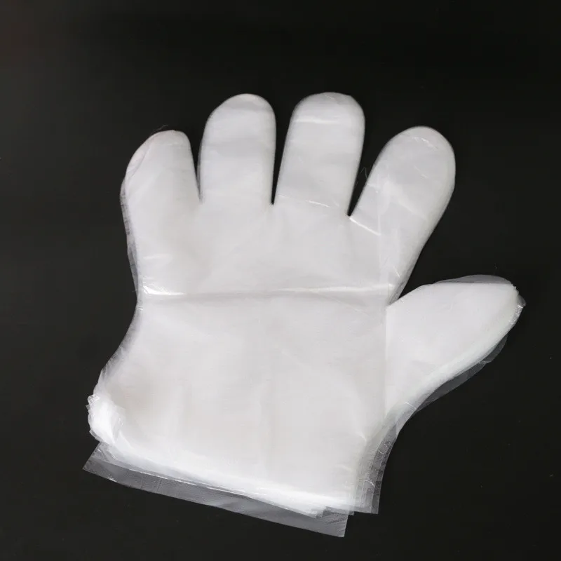100PCS/Set Food Plastic Gloves Disposable Gloves for Restaurant Kitchen BBQ Eco friendly Food