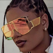 ALOZ MICC негабаритные Квадратные Солнцезащитные очки женские Модные оттенки мужские очки роскошные заклепки металлический каркас женские солнцезащитные очки Gafas Q717