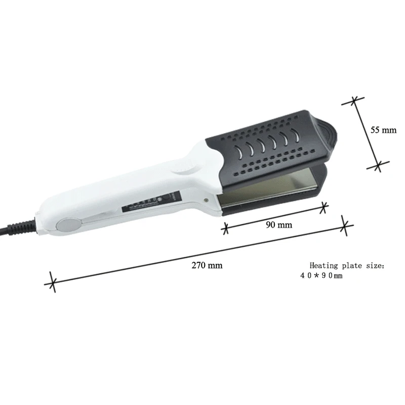 

Multifunctional Ceramic Dual Voltage Hair Straightener Corrugated Iron with 4 Plate EU Plug
