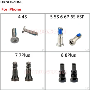 

2PCS/Lot For iPhone 6S Plus 8 7 6 5 5S 5C 6Splus 4 4S Back Cover Screw Pentalobe Dock Bottom Case Screws