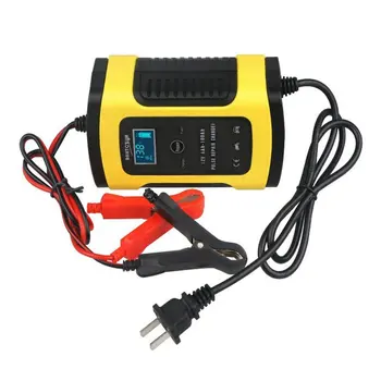 

Full Automatic Car Battery Charger 110V To 220V To 12V 6A LCD Smart Fast for Auto Motorcycle Lead-Acid Batteries Charging