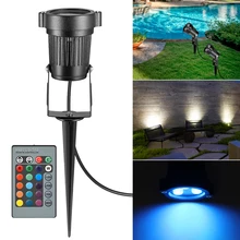 Низкотемпературный алюминиевый светодиодный декоративные прожекторы уличный светодиодный ландшафтный светильник светодиодное освещение сада RGB газон свет 85-265 в