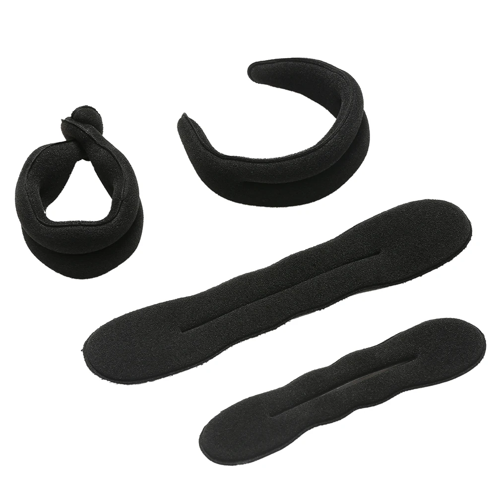 Прямая поставка 4 шт./компл. губчатый валик Инструменты для укладки волос булочка