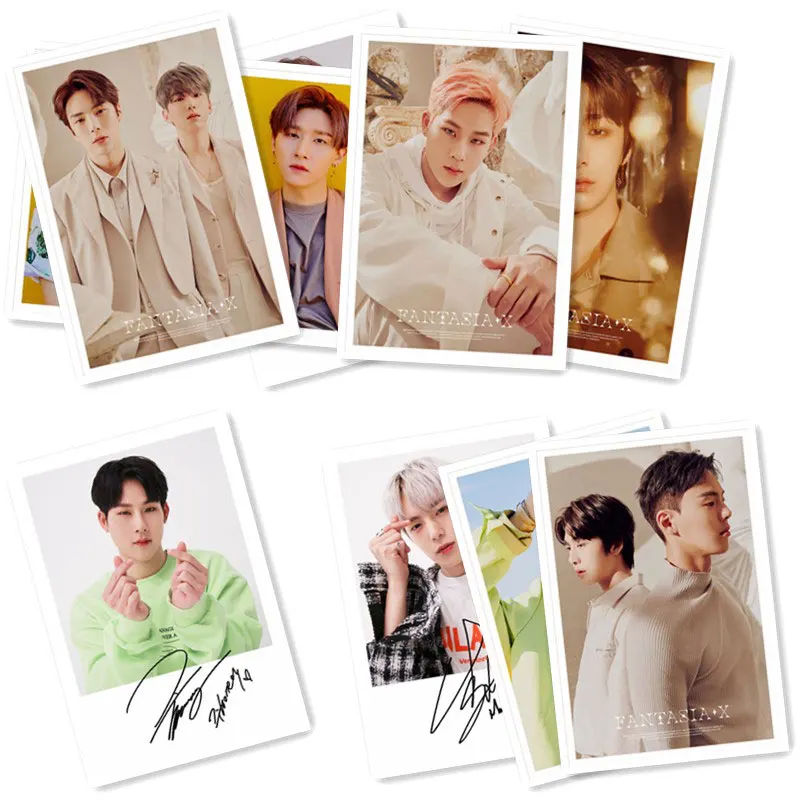 MONSTA X Signed Photo Cards with Gift Box