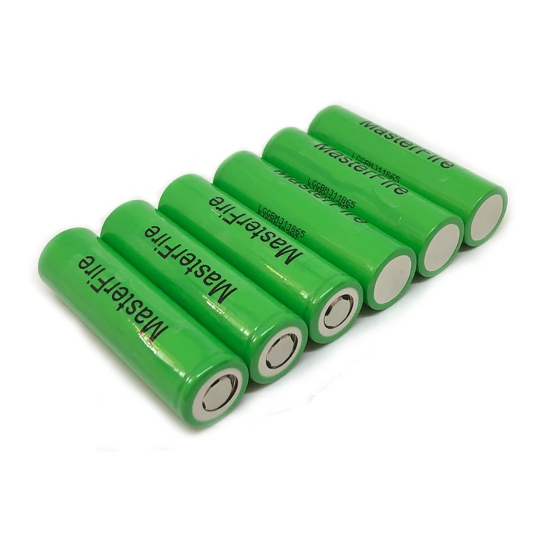 MasterFire 6 шт./лот новый LG оригинальный MJ1 Chem 18650 INR18650MJ1 10A разряда литий-ионная батарея 3500 мАч INR18650MJ1 батареи