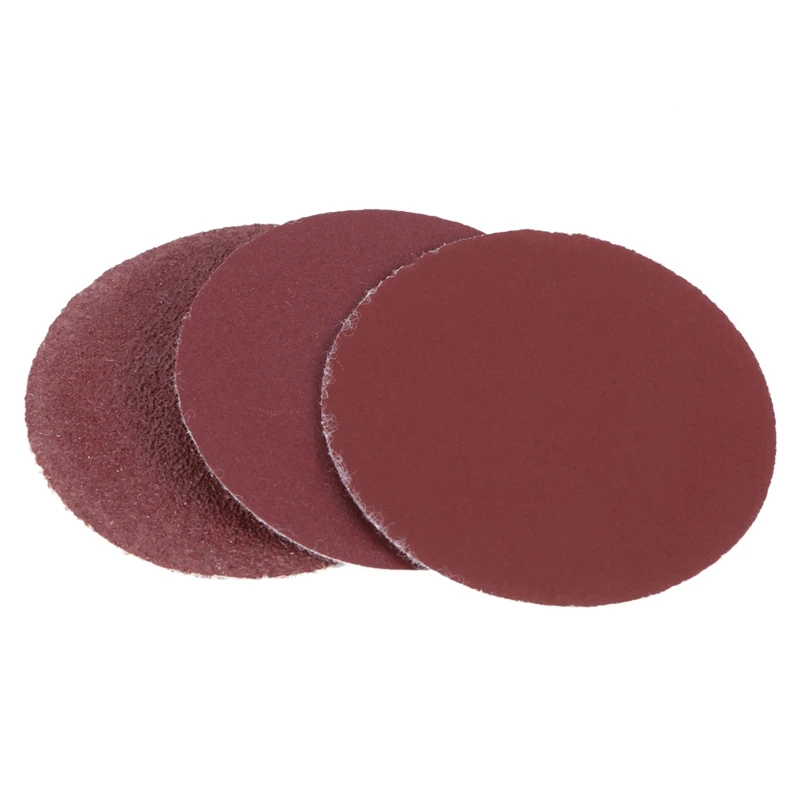 Quality 200Pcs 50mm 2 Inch Sander Disc Sanding Discs 80-3000 Grit Paper with 1Inch Abrasive Polish Pad Plate + 1/4 Inch Shank fo