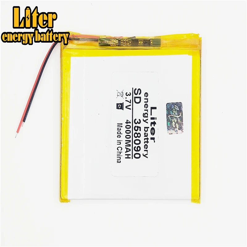 358090 338090 3 7 v 4000mah (полимерный литий ионный аккумулятор) аккумулятор для планшетных