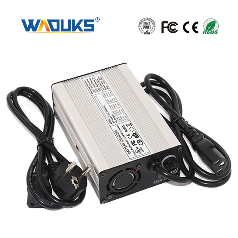 Waouks 29,4 V 4A Li-Ion Lipo батарея интеллектуальное зарядное устройство для 7S 24V Lipo/LiMn2O4/LiCoO2 Аккумулятор для зарядки