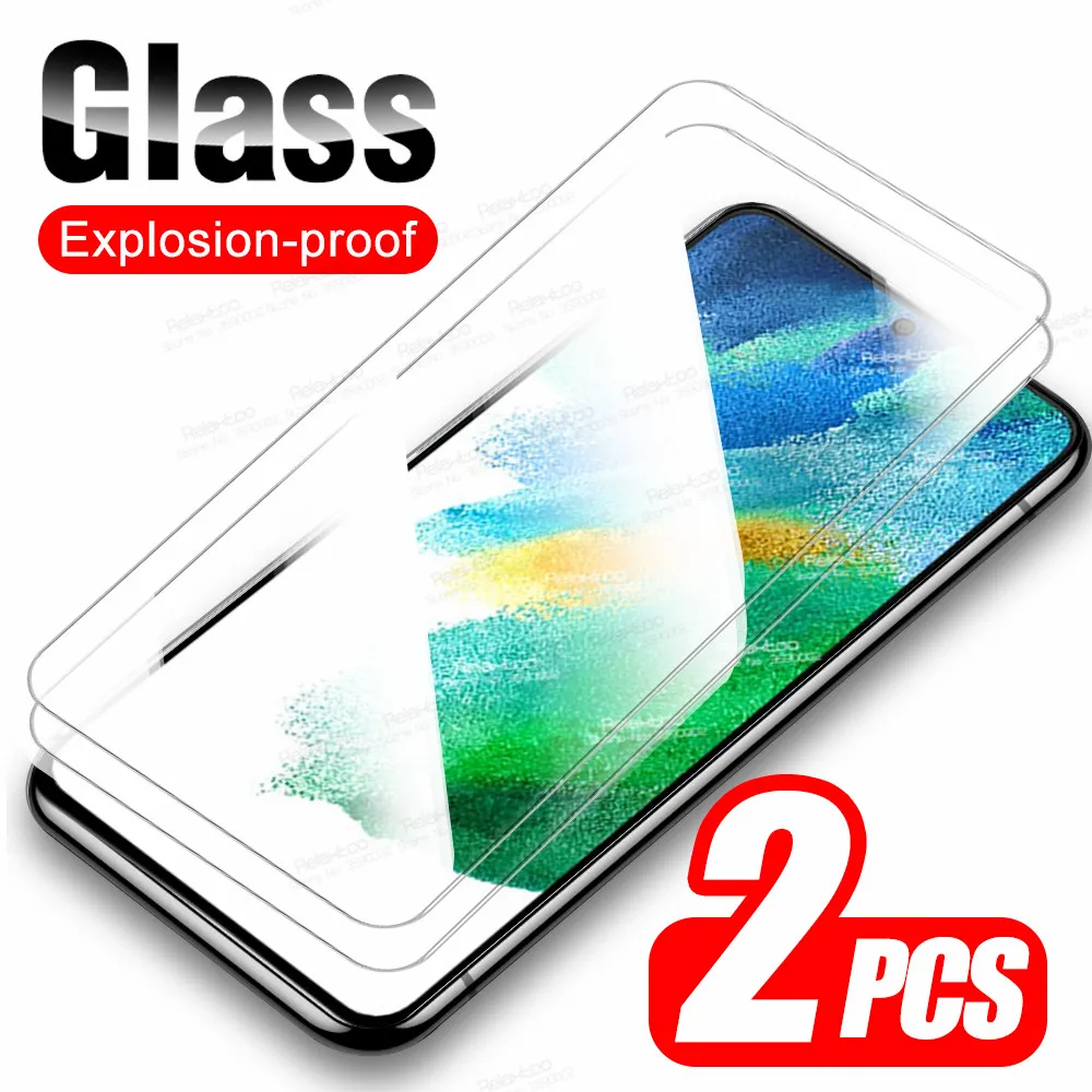 2 шт. Защитное стекло для Samsung Galaxy S21 FE защита экрана S 21 вентилятор Edition 5G G990B 6 41