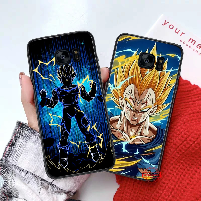 Majin Вегета Dragon Ball Z силиконовый чехол для samsung S6 край S7 S8 плюс S9 S10 S10e Note 8 9 M10 M20 M30