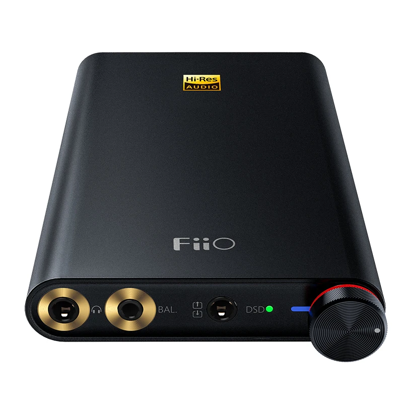 Fiio Q1 Mark II/FQ1222 Hi-Res аудио NIC DAC DSD усилитель для наушников XMOS 384 кГц/32 бит для Iphone/iPad/PC AK4452 Q1II - Цвет: Черный