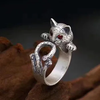 

New hot sale transfer beads ring couple models long faded red rope black rope male female pair of latest ring