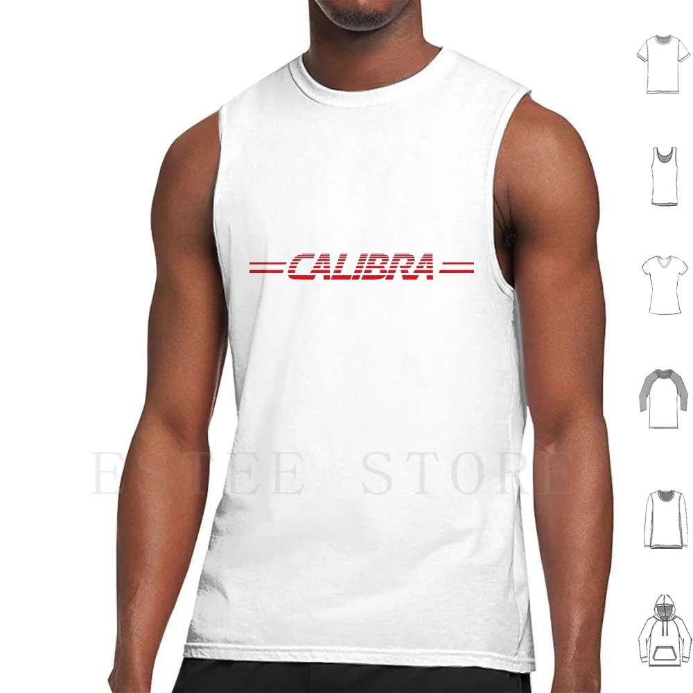 Calibra 80S-Style 'Backflash' Logo Canotte Gilet Senza Maniche Vauxhall Opel Cavalier Astra Kadette Gsi Coupe Nova Corsa